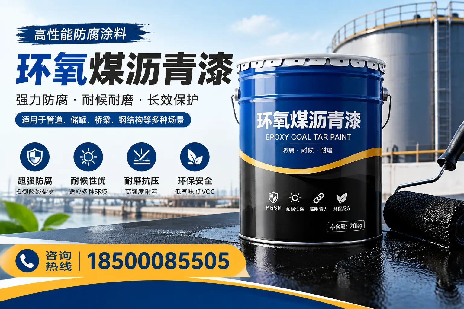 环氧煤沥青漆的施工步骤详解,遂宁装修必备知识